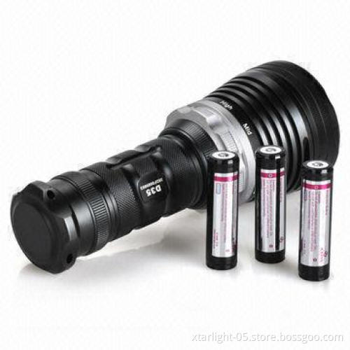 D35 Diving Flashlight with Cree Maximum 2,350 Lumen LED